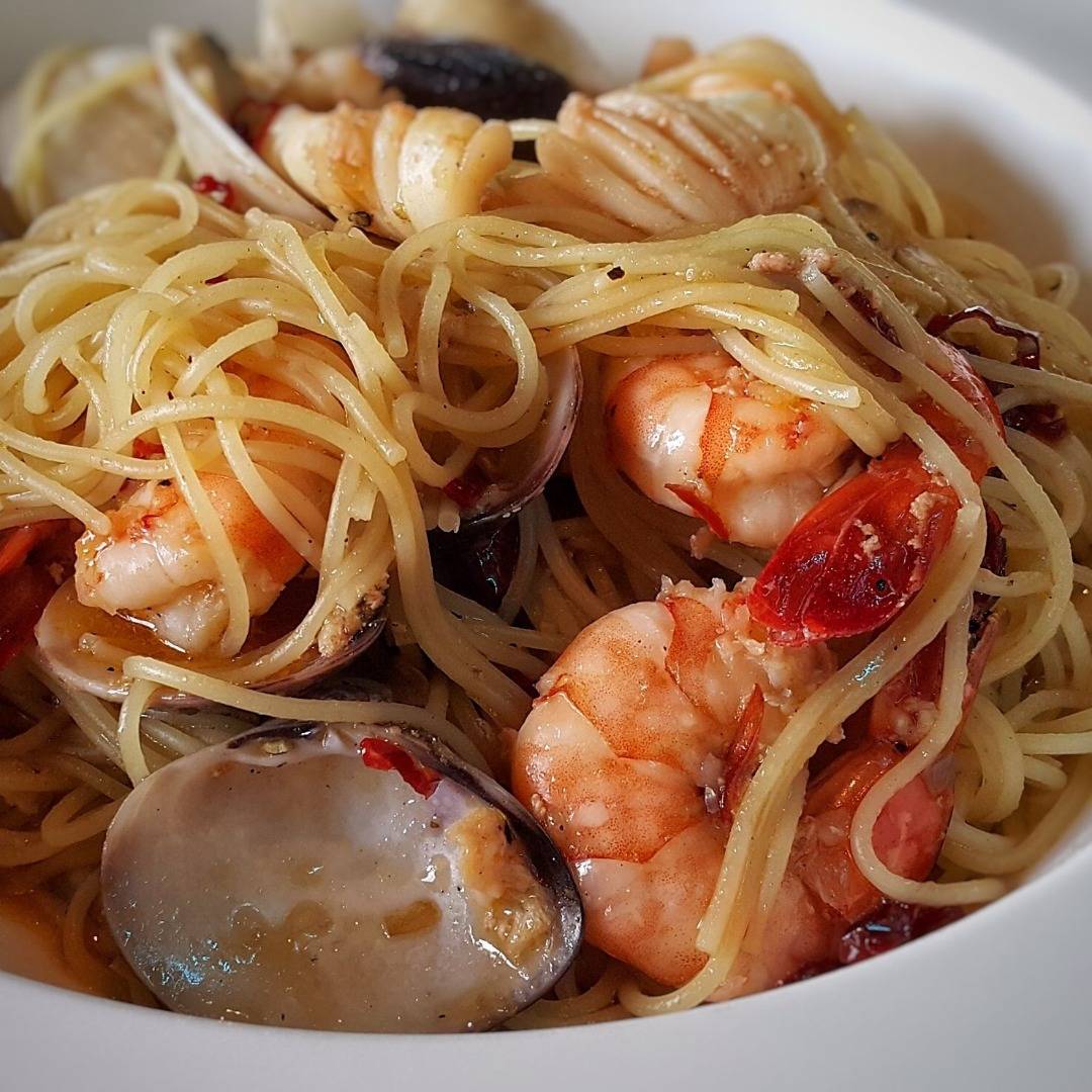 *5.Baked Seafood with Spaghetti(Venice)